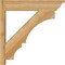 Ekena Millwork Balboa Rough Sawn Traditional Outlooker, Western Red Cedar, 6"W x 26"D x 26"H OUT06X26X26BOA01RWR - alternate 4